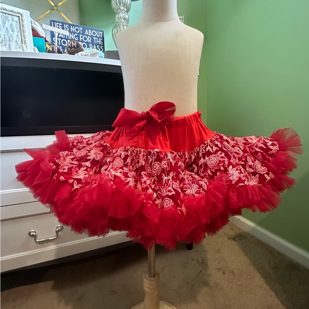 RED 12 Month Skirt for Baby - Picture 1 of 3